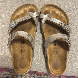 Birkenstock Silver-Tone Mayari